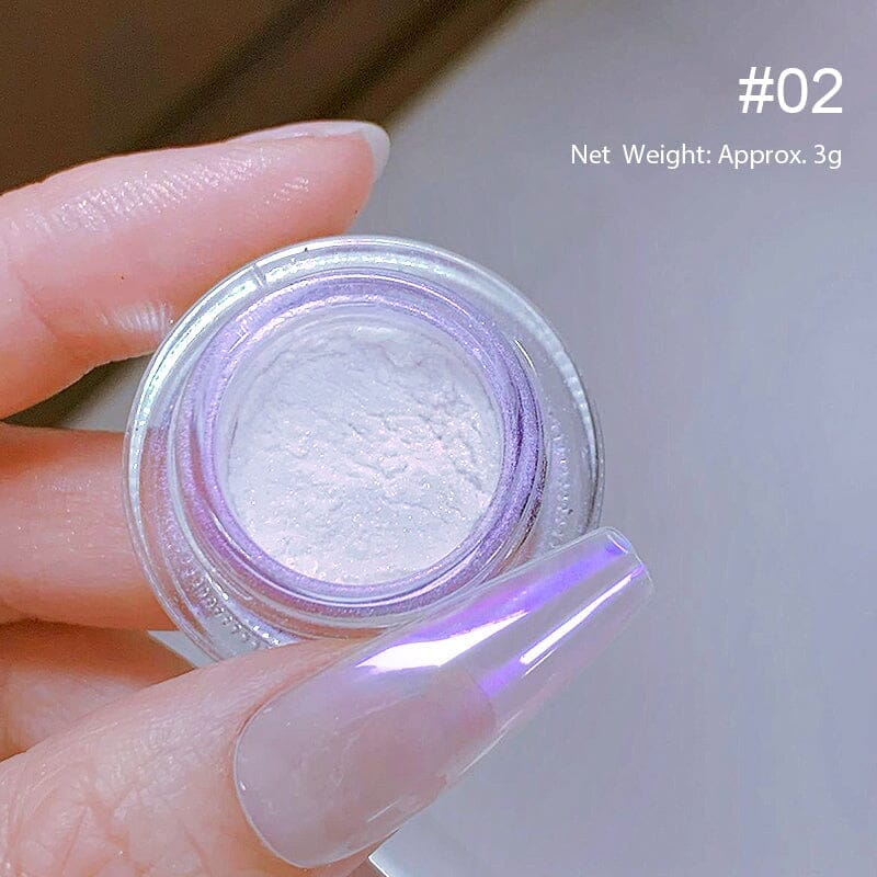 Pearly Mirror Effect Chrome Nail Powder #02 Nail Powder BORN PRETTY 