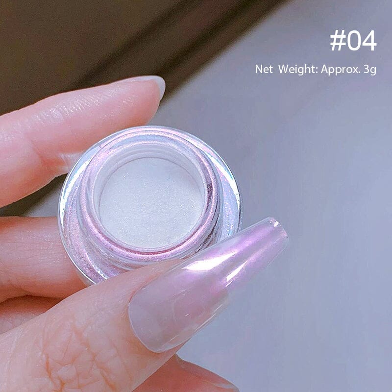 Pearly Mirror Effect Chrome Nail Powder Nail Powder BORN PRETTY 04 