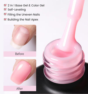 BORN PRETTY Rubber Base Gel 15ml Gel Nail Polish BORN PRETTY 