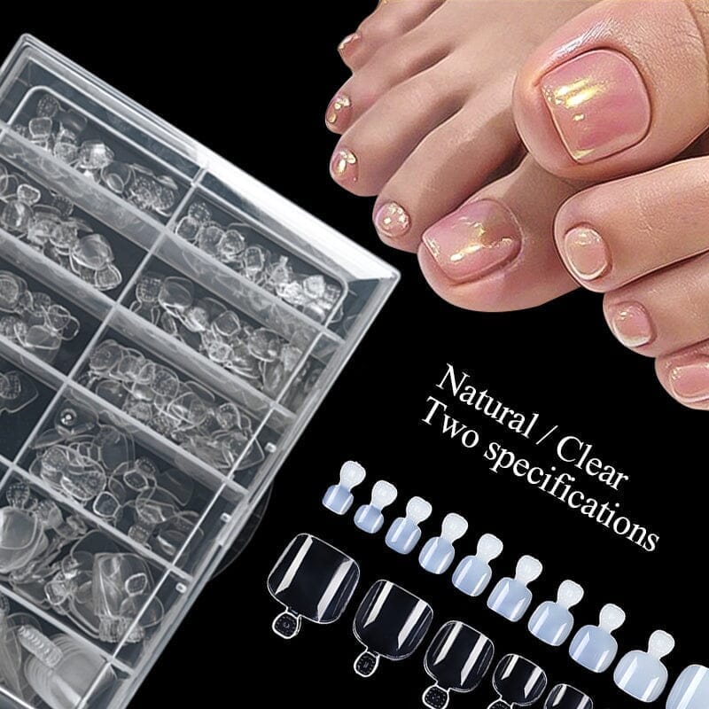240pcs Clear Toenail False Nail Tips Nail Tips No Brand 