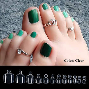 120pcs Clear Toenail False Nail Tips Nail Tips No Brand 