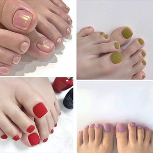 240pcs Clear Toenail False Nail Tips Nail Tips No Brand 