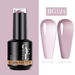 Jelly Nude Gel 15ml Gel Nail Polish BORN PRETTY BG124 