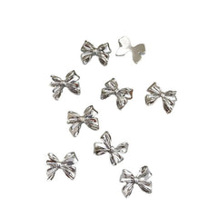 10pcs Bowknot Alloy Nail Decoration #03 Clearance No Brand 