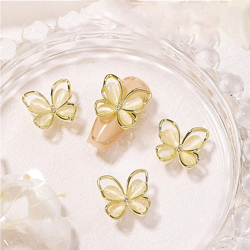 Butterfly Opal Alloy Nail Decoration 02