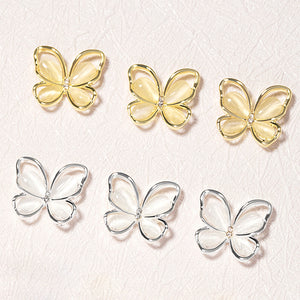Butterfly Opal Alloy Nail Decoration 02