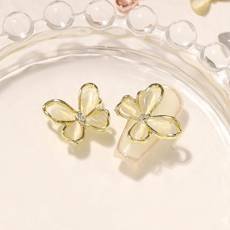 Butterfly Opal Alloy Nail Decoration 02