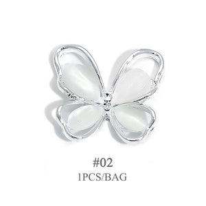 Butterfly Opal Alloy Nail Decoration 02