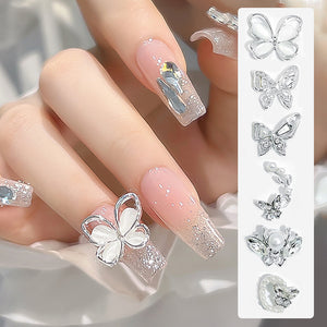 Butterfly Opal Alloy Nail Decoration 02