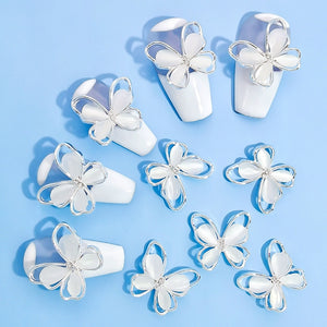 Butterfly Opal Alloy Nail Decoration 02