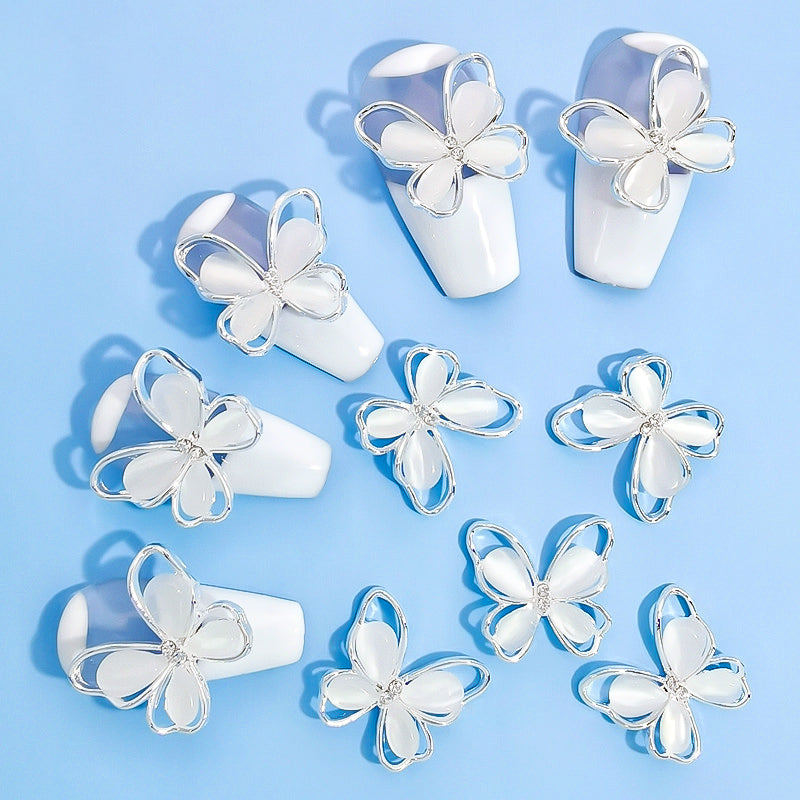 Butterfly Opal Alloy Nail Decoration 02