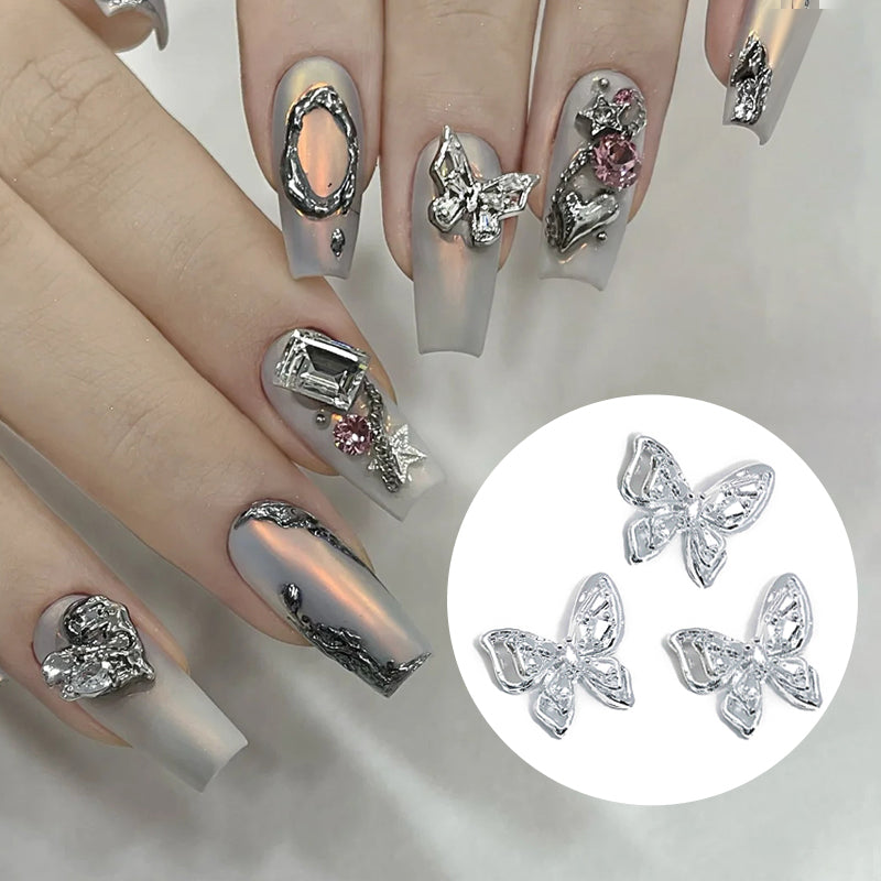 Butterfly Opal Alloy Nail Decoration 02