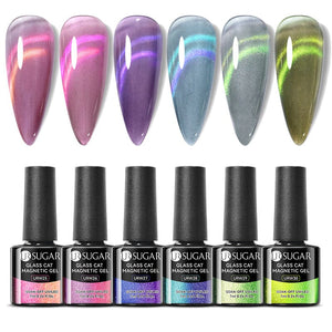 Glass Cat Magnetic Gel 7ml Clearance UR SUGAR 6 Colors 