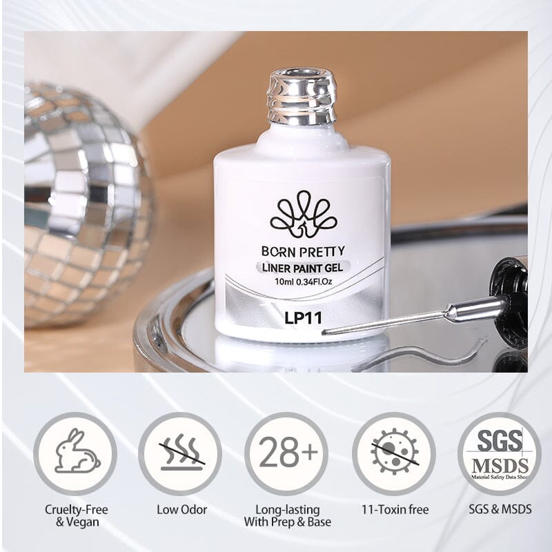 Liner Paint Gel 10ml Gel Nail Polish BORN PRETTY 