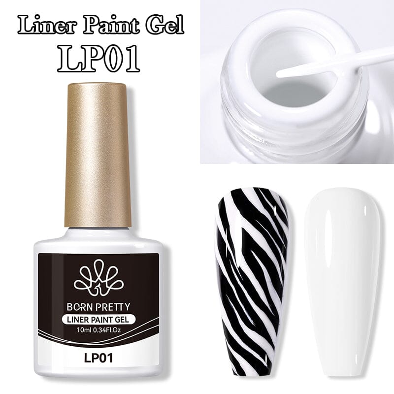 Liner Paint Gel 10ml Gel Nail Polish BORN PRETTY LP01 