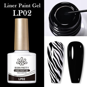 Liner Paint Gel 10ml Gel Nail Polish BORN PRETTY LP02 