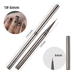 Drawing Liner Brush Metal Handle Cover Tools & Accessories No Brand 01 