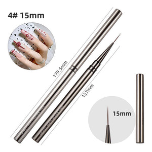 Drawing Liner Brush Metal Handle Cover Tools & Accessories No Brand 04 
