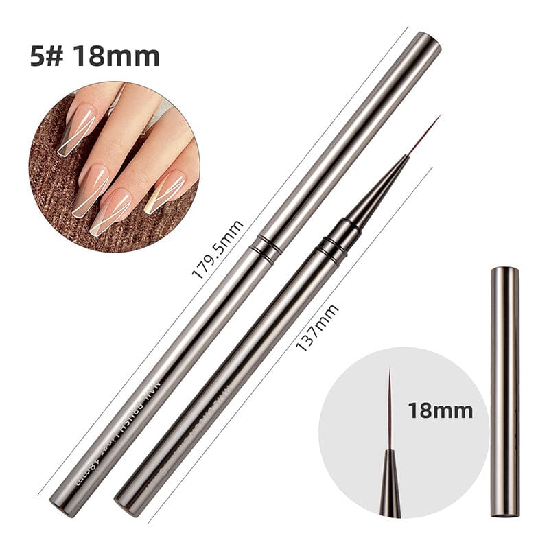 Drawing Liner Brush Metal Handle Cover Tools & Accessories No Brand 05 