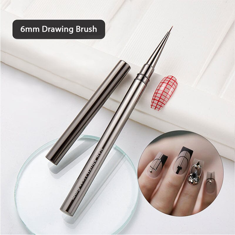 Drawing Liner Brush Metal Handle Cover Tools & Accessories No Brand 