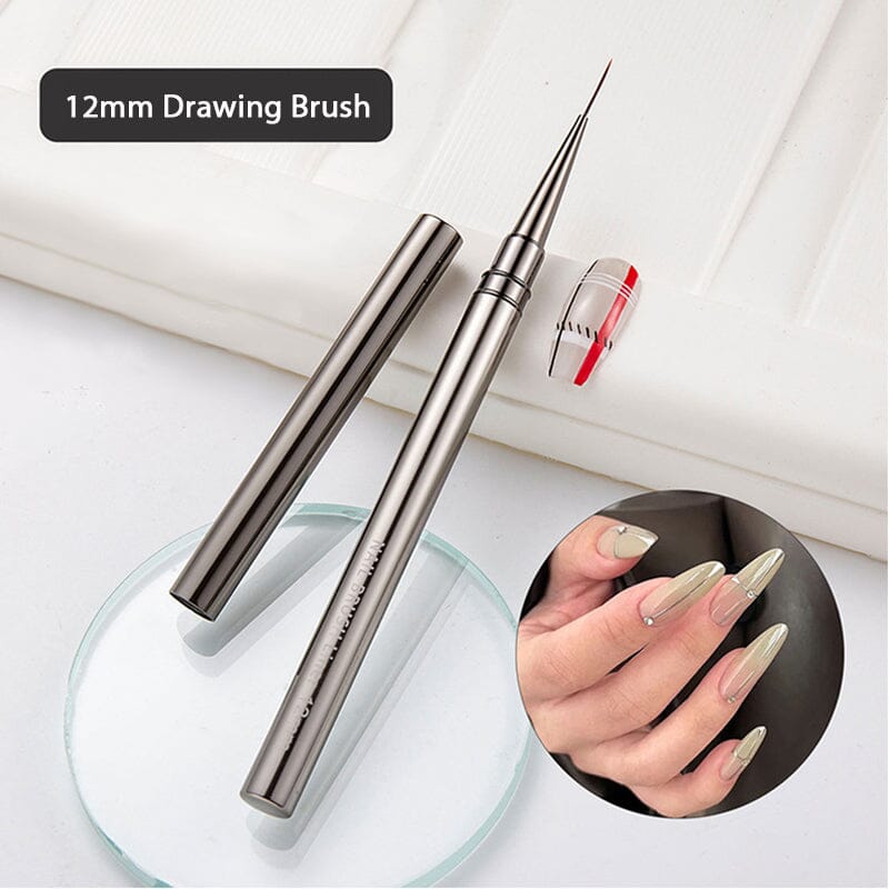 Drawing Liner Brush Metal Handle Cover Tools & Accessories No Brand 