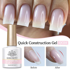5 in 1 Builder Gel Quick Construction Gel 10ml Gel Nail Polish BORN PRETTY QC04 