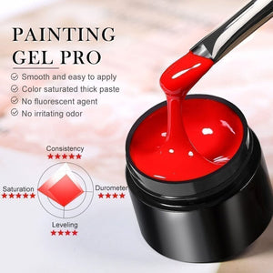 Gold PRO Painting Nail Gel 5ml PN03 Gel Nail Polish BORN PRETTY 