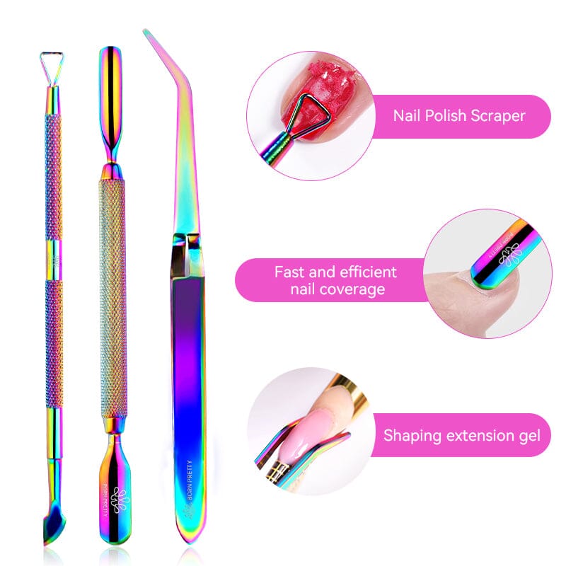 BORN PRETTY Stainless Steel Manicure Tools Tools & Accessories BORN PRETTY 