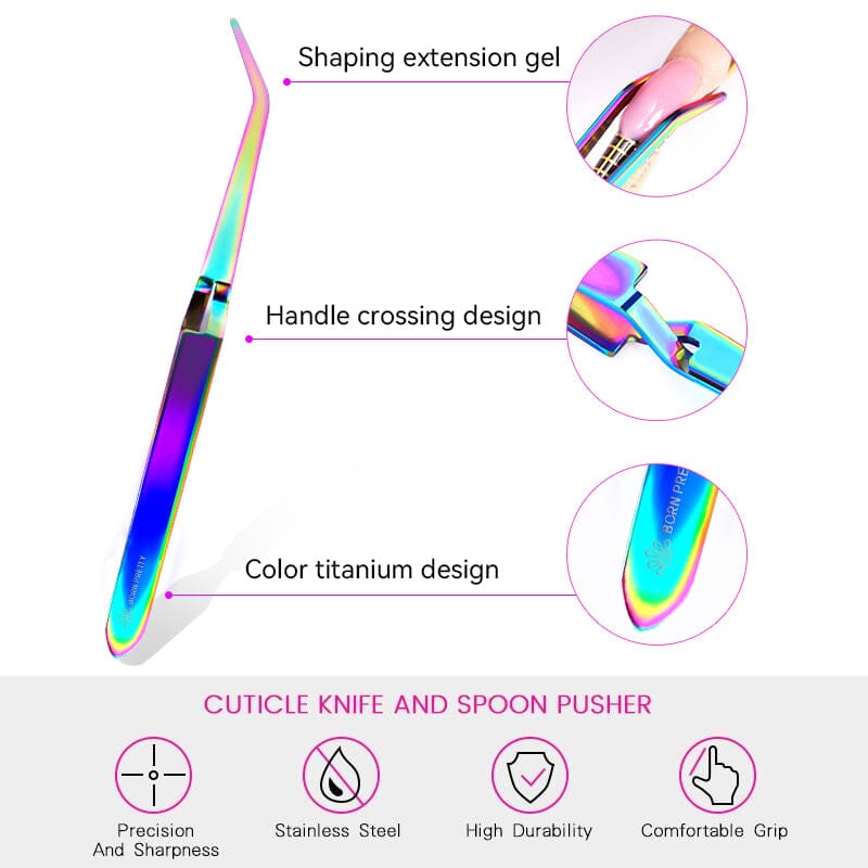 BORN PRETTY Stainless Steel Manicure Tools Tools & Accessories BORN PRETTY 
