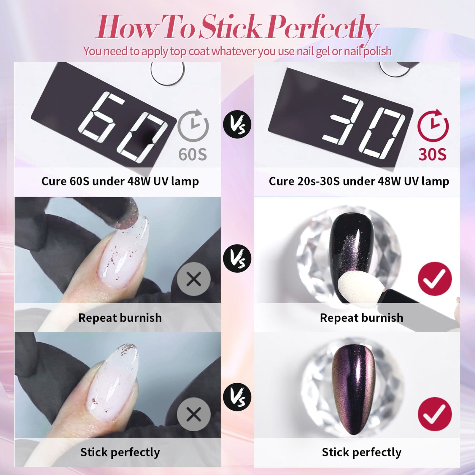 2 Boxes White Pink Pearl Nail Powder Set Nail Powder BORN PRETTY 