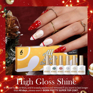 6 Colors Christmas Gel Polish Set 28 10ml Kits & Bundles BORN PRETTY 