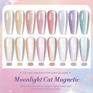 Moonlight Cat Magnetic Gel Polish MY108 Pure Love 10ml Gel Nail Polish BORN PRETTY 