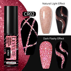 Colorful Reflective Line Gel 5ml Gel Nail Polish LILYCUTE CR02 