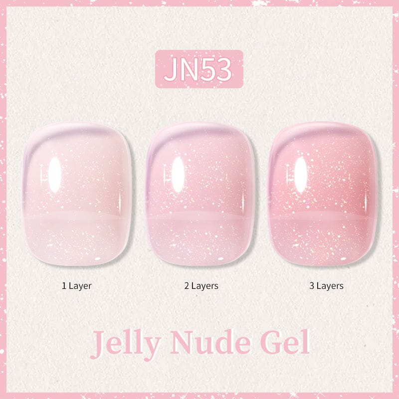 Pink Jelly Gel Polish JN53 10ml Gel Nail Polish BORN PRETTY 
