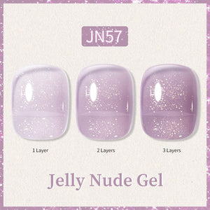 Purple Jelly Gel Polish JN57 10ml Gel Nail Polish BORN PRETTY 