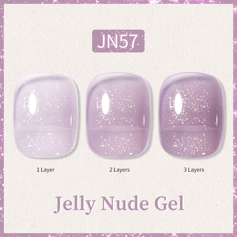 Purple Jelly Gel Polish JN57 10ml Gel Nail Polish BORN PRETTY 