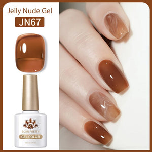 Brown Jelly Gel Polish JN67 10ml Gel Nail Polish BORN PRETTY 