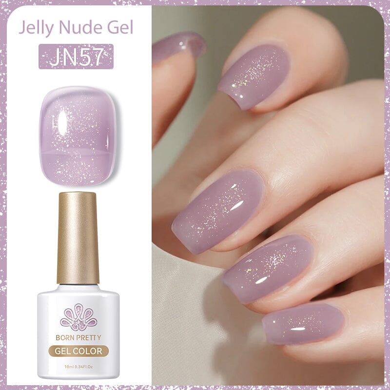 Purple Jelly Gel Polish JN57 10ml Gel Nail Polish BORN PRETTY 