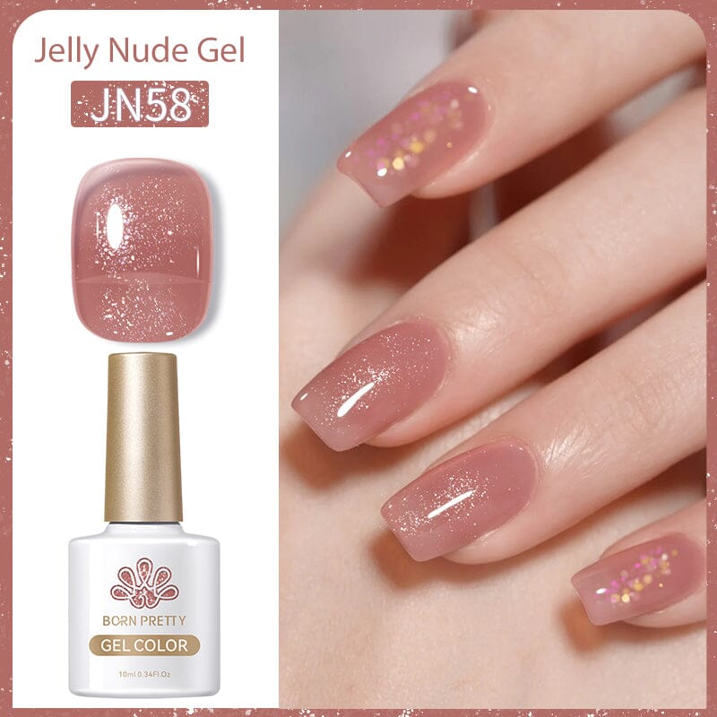Brown Jelly Gel Polish JN58 10ml Gel Nail Polish BORN PRETTY 