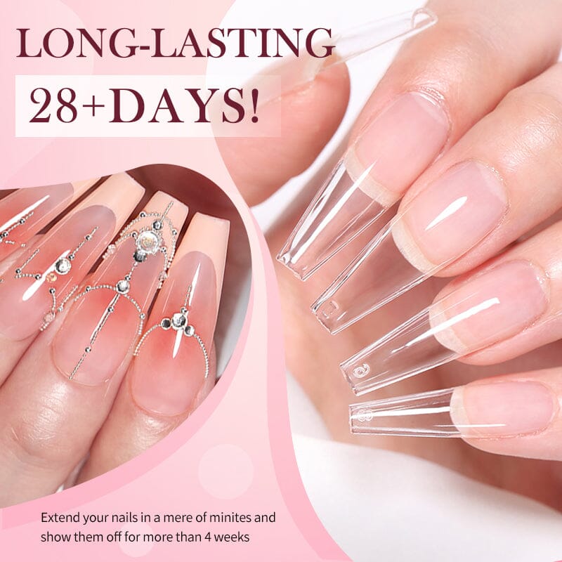 3 In 1 Soft Gel Tip Adhesive Gel Nail Polish LILYCUTE 