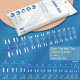 120pcs Toe Nail Tips