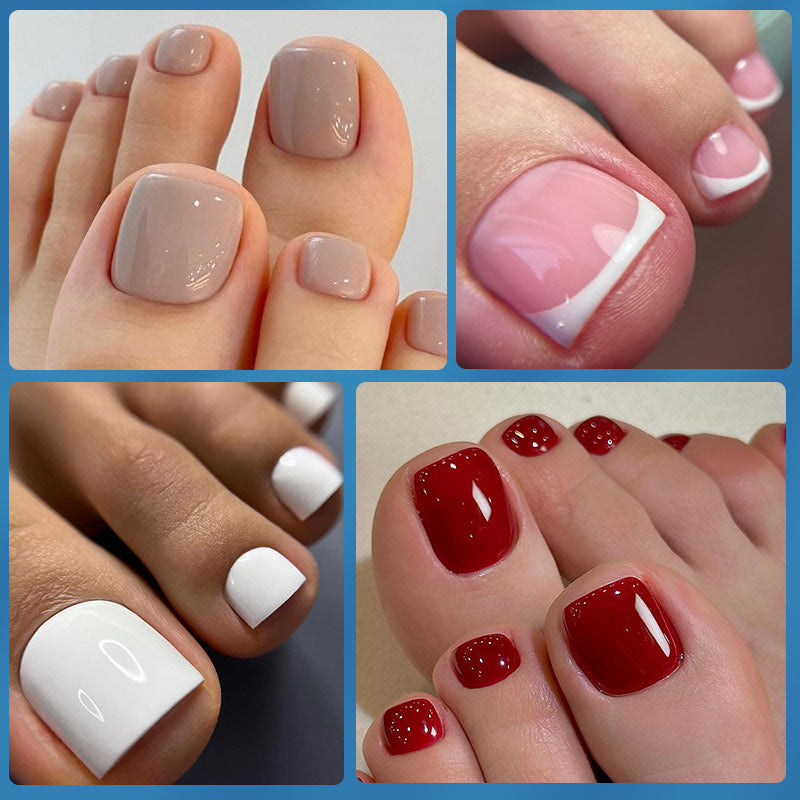 120pcs Toe Nail Tips