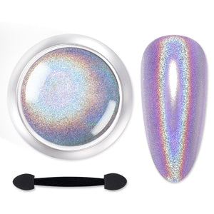 [US ONLY] BORN PRETTY Holo Nail Powder Silver Chrome Powder Nail Powder BORN PRETTY 