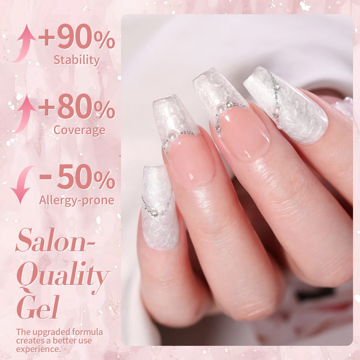 Shell Thread Swirl Gel LW31 Pearl White 15ml – BORN PRETTY
