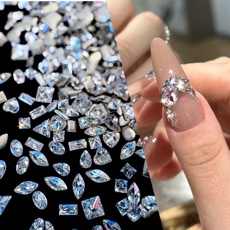 50pcs Zircon Nail Decoration #03 Clearance No Brand 
