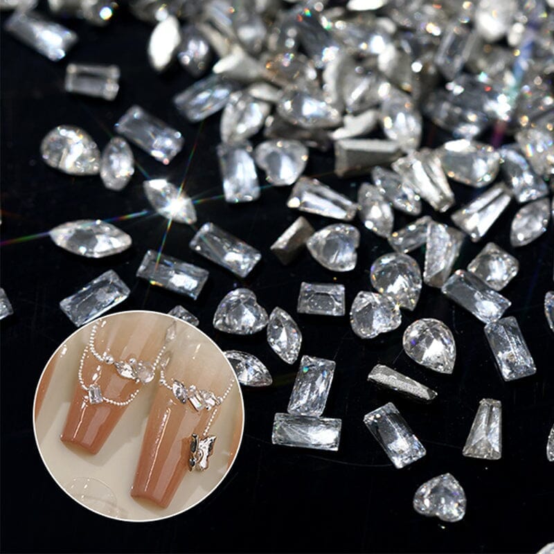 50pcs Zircon Nail Decoration #03 Clearance No Brand 
