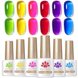 6 Colors Jelly Gel Polish Set 7ml