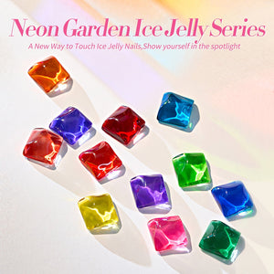 6 Colors Ice Jelly Gel Polish Set Neon Garden 7ml Gel Nail Polish BORN PRETTY 