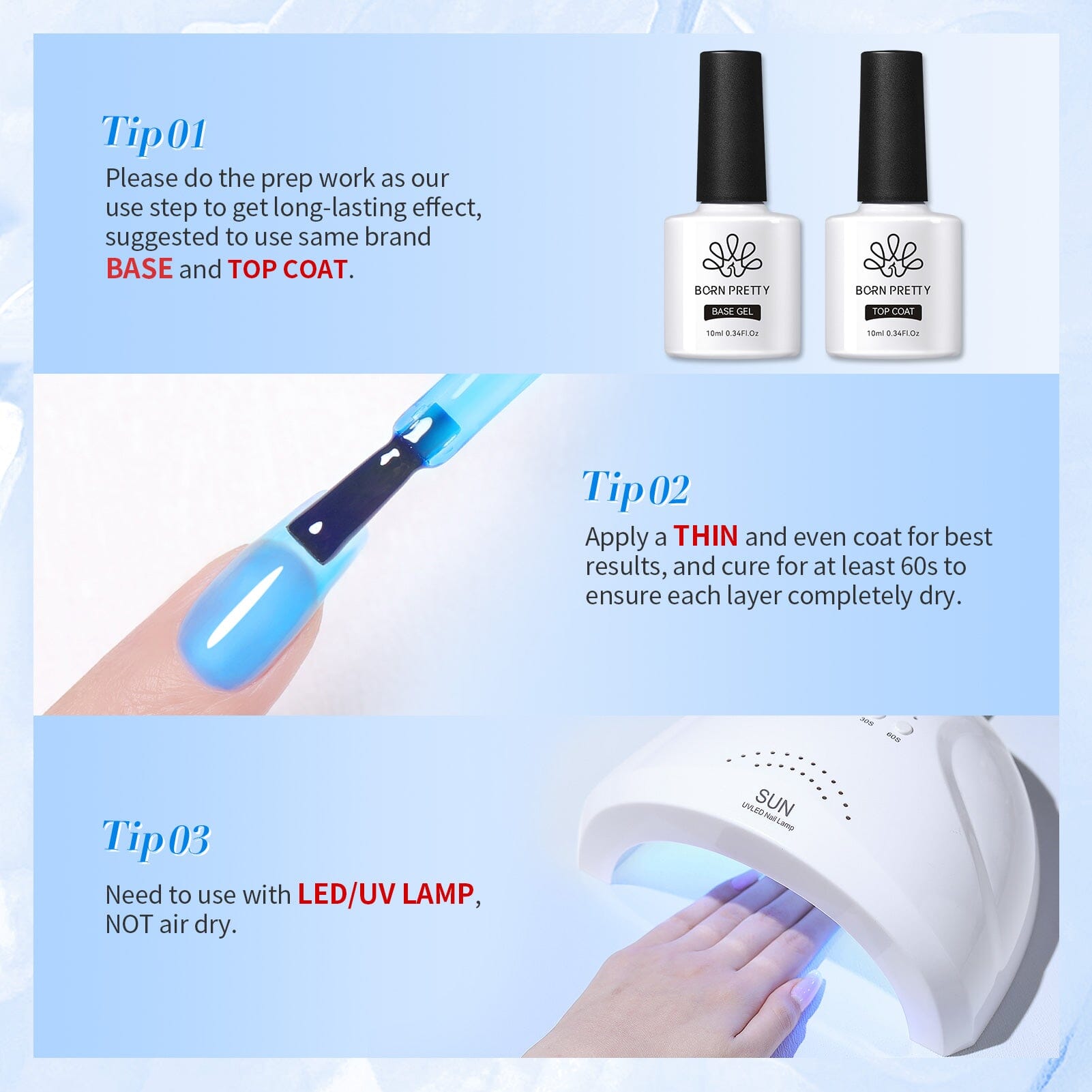 6 Colors Summer Soda Ice Jelly Gel Polish Set 7ml Gel Nail Polish BORN PRETTY 