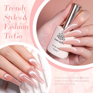 Pink Cat Magnetic Gel 15ml Gel Nail Polish BORN PRETTY 